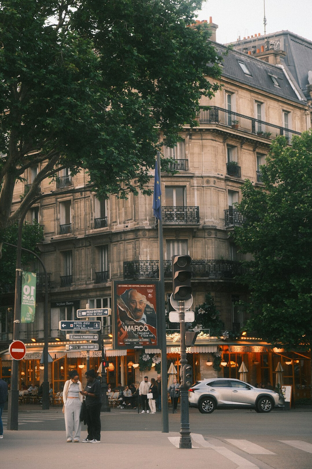 old paris street advertisement
